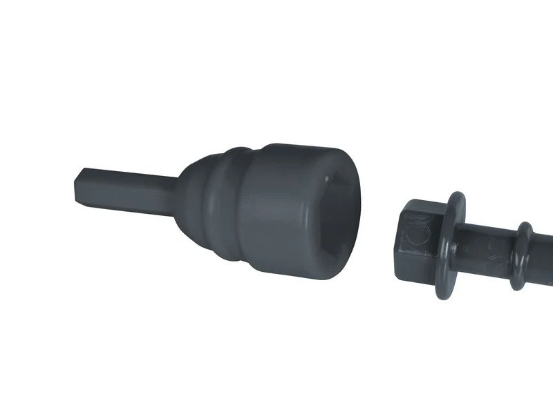 Bo-Camp Schroefharingenset 8 Stuks Kunststof Grijs 3 Bo-Camp Schroefharingenset 8 Stuks Kunststof Grijs - Afbeelding 3