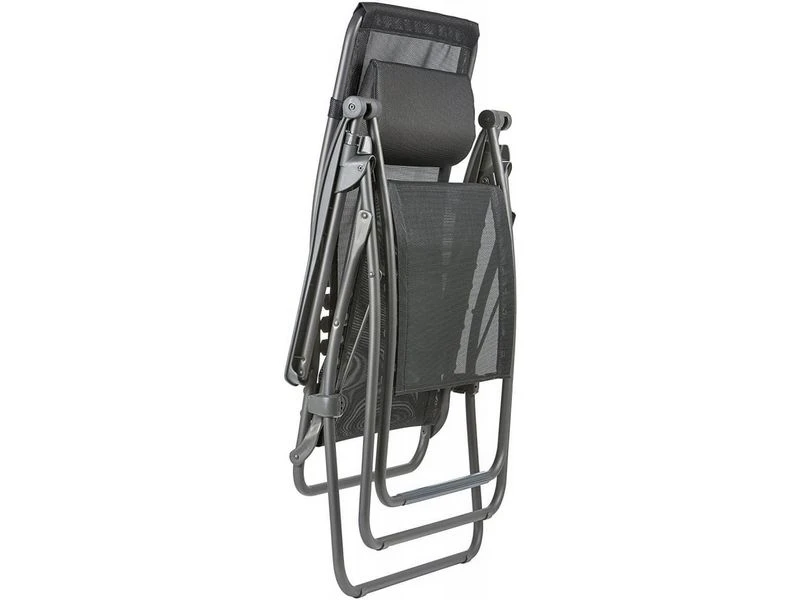 Lafuma RSXA Clip Batyline XL Relaxstoel Zwart 2 Lafuma RSXA Clip Batyline XL Relaxstoel Zwart - Afbeelding 2