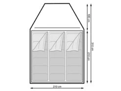 Eurotrail Koepeltent Campsite Rocky 3 Polyester -TentCraft Verkoopwinkel 17 2 eurotrail koepeltent campsite rocky 3 polyester ette0806 0904