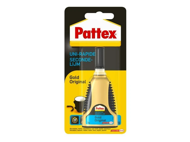 Pattex Secondelijm Gold Tube 3 Gram 1 Pattex Secondelijm Gold Tube 3 Gram