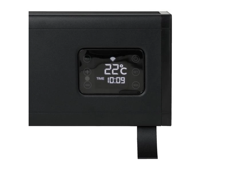 Eurom Alutherm Baseboard 1000 Black Elektrische Convector Kachel 5 Eurom Alutherm Baseboard 1000 Black Elektrische Convector Kachel - Afbeelding 5