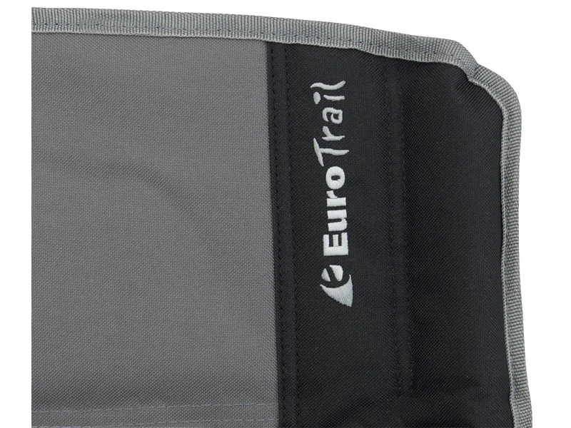 Eurotrail Vouwstoel Bolzano Grijs-Zwart 5 Eurotrail Vouwstoel Bolzano Grijs-Zwart - Afbeelding 5