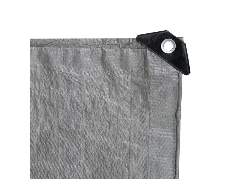 Bo Camp Pe Grond En Afdekzeil Grijs 2 Bo Camp Pe Grond En Afdekzeil Grijs - Afbeelding 2