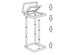 Bo-Camp Plast Team - Vuilniszakhouder 5 Bo-Camp Plast Team - Vuilniszakhouder -TentCraft Verkoopwinkel 49 2 bo camp plast team vuilniszakhouder ekologica demontabel zwart 6395724