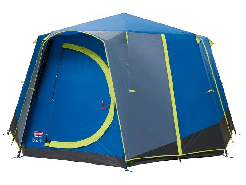 Coleman Familie Tent Octagon Blue-lime 2 Coleman Familie Tent Octagon Blue-lime - Afbeelding 2