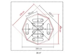 Coleman Familie Tent Octagon Blue-lime 9 Coleman Familie Tent Octagon Blue-lime -TentCraft Verkoopwinkel 64 3coleman familie tent octagon blue lime 2000035750