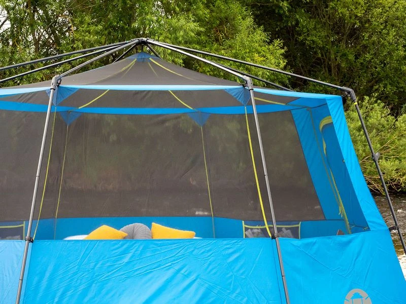 Coleman Familie Tent Octagon Blue-lime 6 Coleman Familie Tent Octagon Blue-lime - Afbeelding 6