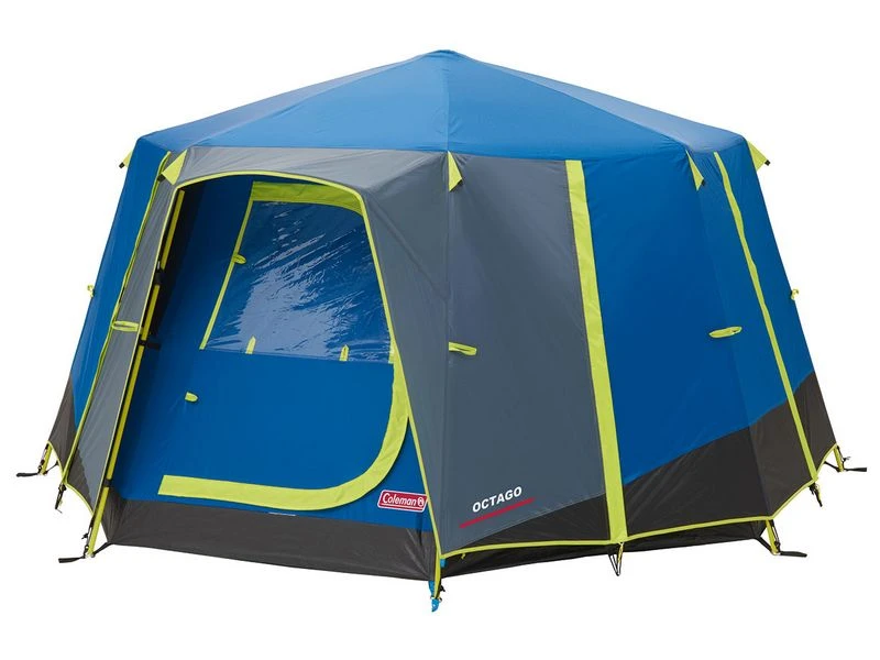 Coleman Familie Tent Octago Blue-lime 2 Coleman Familie Tent Octago Blue-lime - Afbeelding 2