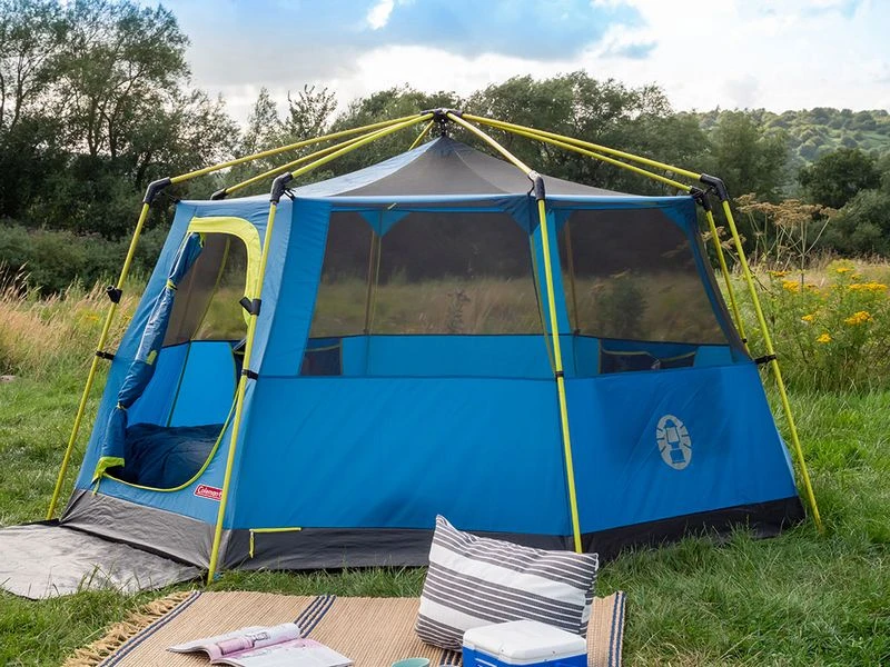 Coleman Familie Tent Octago Blue-lime 6 Coleman Familie Tent Octago Blue-lime - Afbeelding 6