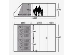 Dometic Opblaasbare Familie Tent Ftt Rarotonga 601 -TentCraft Verkoopwinkel 8 2 dometic opblaasbare familie tent ftt rarotonga 601 9120001466