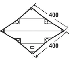High Peak Tarp 2 -TentCraft Verkoopwinkel high peak tarp 2 afmeting 10033 2